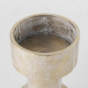 Juego de portavelas de Metal dorado moderno de estilo contemporáneo, candelero de mesa hecho a mano para decoración del hogar para decoración de sala de estar - Product Image 3