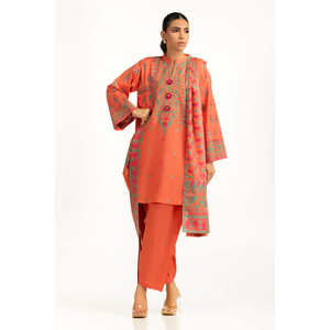 IUSTKSD-1241 Traje Casual de 3 Piezas con Tejido Jacquard Teñido - Product Image 2