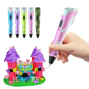 OEM ODM Presentes Educação DIY Magia Venda Quente Nova Escola crianças Logotipo 3dpens Magia 3D Caneta Impressão Crianças Livro 3d caneta