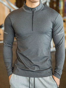 .เสื้อสวมหัวซิปไตรมาสกอล์ฟยืดพอดีเหมาะสำหรับการเคลื่อนไหวในหลักสูตรหรือในระหว่างการฝึกซ้อมที่ออกแบบมาเพื่อให้เย็นอยู่เสมอ - Product Image 5