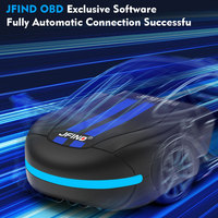 JFIND OBD JF327 Pro ELM327 BT5.1 PIC18F25K80 Lector de código de coche universal Sistema completo OBD2 Escáner de diagnóstico