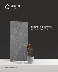 Carnico Grey 24x48, Colección de Azulejos de Porcelana con Acabado Gloster, Azulejos Vitrificados de Primera Calidad, Diseño Moderno, Azulejos Costeros, India - Product Image 3