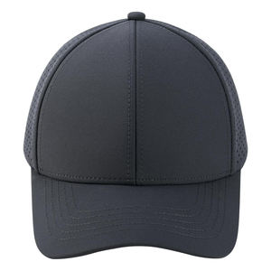 Gorra de béisbol de secado rápido para hombre, gorra Snapback con borde curvo y Bola de malla cortada con láser - Product Image 1