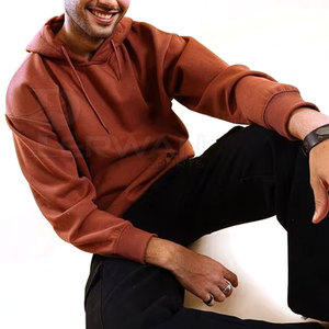 Sudaderas con capucha de hombre de diseño personalizado 100% Jersey de algodón con cuello con capucha informal patrón sólido para invierno - Product Image 4