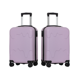 ชุดกระเป๋าเดินทางแบบมีตะขอแขวนกระเป๋า230 ABS, ชุดกระเป๋าเดินทางล้อเงียบคู่ - Product Image 1