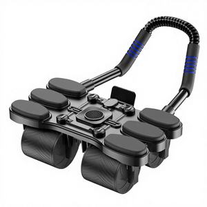 Equipo de Ejercicio Abdominal para Gimnasio en Casa con Diseño de 4 Ruedas y Soporte de Codo con Rebote Automático de Material PP - Product Image 2
