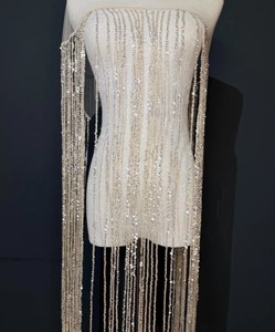 40 Long Beaded <b>Fringe</b>, Dress <b>Fringe</b>, <b>Fringe</b>, Long 3 Sizes, <b>Fringe</b> <b>trim</b>, Costume, Dance, Skirts, Clothing - Product Image 3