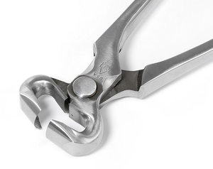 Pince à sabots GE Premium en acier forgé 1045, résistance supérieure, outil de maréchal pour le soin des sabots et le forgeage de fer à cheval - Product Image 2