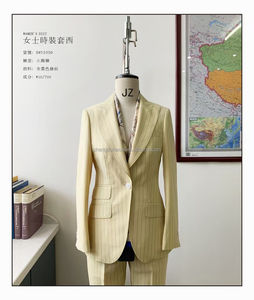 Completi Eleganti da <span class=keywords><strong>Donna</strong></span> Personalizzabili HARCHOY, Blazer di Media Lunghezza nei Popolari Colori Primaverili ed Estivi per Ufficio e Lavoro - Product Image 2