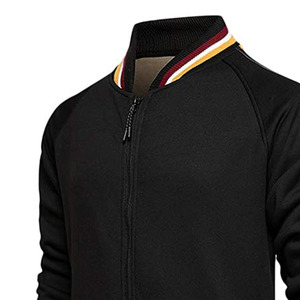 Conjunto de Dos Piezas con Bloques de Color y Logotipo Personalizado del Fabricante, Chándales Casuales de Alta Calidad con Cierre y Mangas Largas para Hombre - Product Image 4