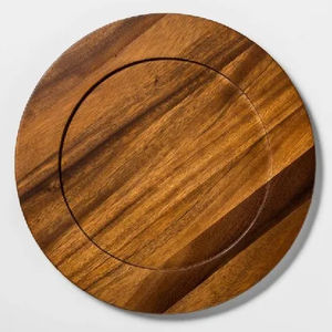 Prix de gros Assiettes de chargeur rustiques Assiettes de chargeur rondes en bois de haute qualité par l'Inde Assiettes de chargeur décoratives de qualité supérieure bol - Product Image 3