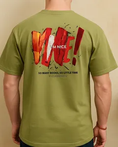 เสื้อยืดคอกลมผ้าแคนวาสผสมป่านและฝ้าย คุณภาพสูง ทรงปกติ สวมใส่สบาย แห้งเร็ว เป็นมิตรกับสิ่งแวดล้อม - Product Image 2