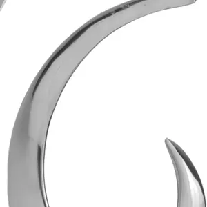 Orren Ellis Modern Accents Oleada Wave Sculpture Noir Argent Aluminium Poli Table Art Déco Design Style Bleu Option Moderne - Product Image 5