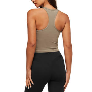 Camisetas sin mangas de gimnasio para mujer al por mayor con opciones de logotipos personalizados, camisetas sin mangas para mujer, ropa deportiva, camisetas sin mangas para mujer - Product Image 3