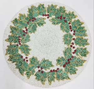 Napperon à perles le plus tendance napperon de table brodé de qualité supérieure protège votre salle à manger des taches de chaleur à un prix abordable - Product Image 4