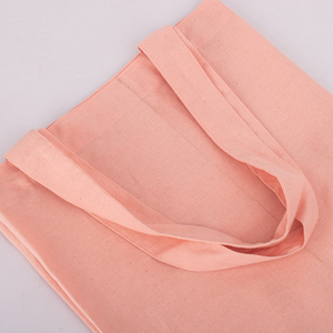 Sac écologique en toile de coton sac fourre-tout réutilisable rose avec logo imprimé - Product Image 5