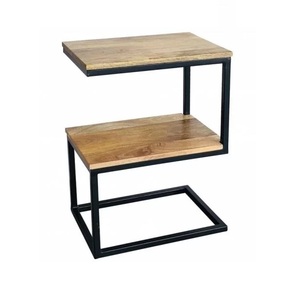 Mesas de madera y metal de hierro de diseño clásico de estilo vintage más vendidas tamaño personalizado forma color usos en el Hotel casero - Product Image 1