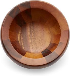 <b>Large</b> Round Shape Natural Wooden <b>Serving</b> <b>Bowl</b> Wooden <b>Bowl</b> for Salad Fruit Home Kitchen Dining Table Party and Wedding Use - Product Image 6