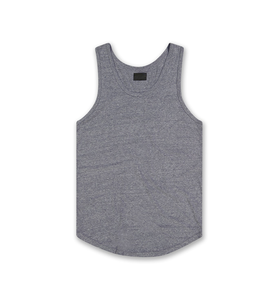 เสื้อกล้ามสำหรับผู้ชายเสื้อออกกำลังกายผ้าคอตตอนแห้งเร็วระบายอากาศได้ดีมีโลโก้ XL ออกแบบให้ใส่ไปยิมคอกลมแขนกุดสำหรับใส่วิ่ง - Product Image 6