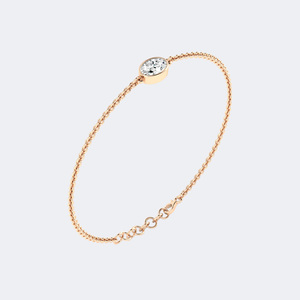 0.75CTW Oval Cut Bezel Set <b>Diamond</b> Station Bracelet Lab Grown <b>Diamond</b> D E F Color <b>VVS</b> VS Gold White Rose Gold Women Jewelry - Product Image 5