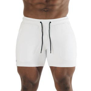 7 Inch Men's Sporty Gym Running Training <b>Shorts</b> Quick Dry Liner with <b>Zipper</b> Wholesale Solid Pattern - Product Image 1