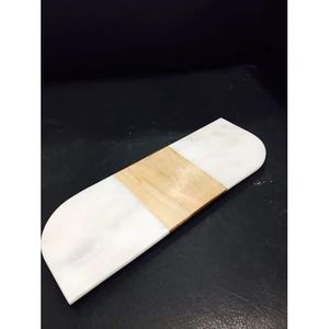 Tabla de cortar de queso y verduras de madera de mármol de la mejor calidad, utensilios de cocina ecológicos de 12X8 pulgadas rectangulares para restaurantes - Product Image 6