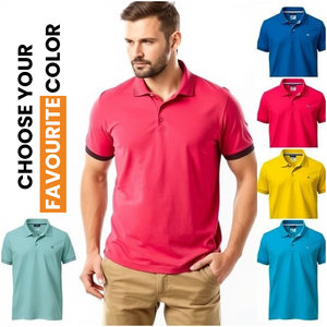 Chemises polo courtes pour hommes, unies, 180-200 GSM, 100% coton piqué, design personnalisé OEM, vente en gros au Bangladesh - Product Image 2