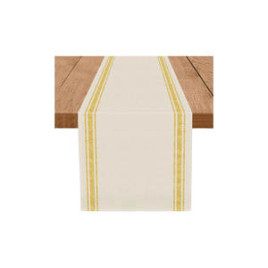 Bulk Supply Bestselling New Design 100% Pure Cotton Customized Print Sublimation Embroidered Table <b>Runner</b> - Product Image 1