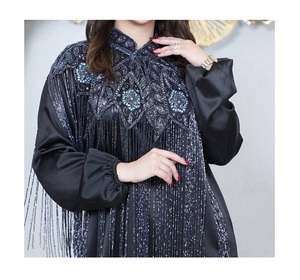 Indian Handcrafted Beaded <b>Poncho</b> Dress <b>Women</b> Afghan Style Evening Top Embroidered Pattern Club Wholesale Jacket Tops Clutch - Product Image 1