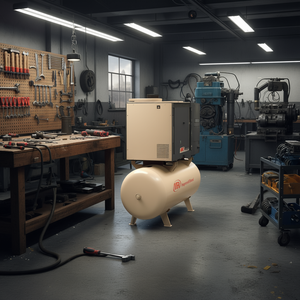 Compresseur à vis rotatif My Store 7,5 CV 28 CFM 200 Volts Triphasé Modèle UP6-7.5-125 Clé à cliquet pneumatique 30 kg - Product Image 3