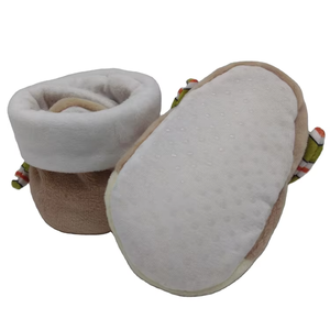 Directamente <span class=keywords><strong>de</strong></span> fábrica, China, barato, 100% poliéster, hogar, infantil, estampado <span class=keywords><strong>de</strong></span> animales personalizado, botines <span class=keywords><strong>para</strong></span> bebés, zapatos - Product Image 3