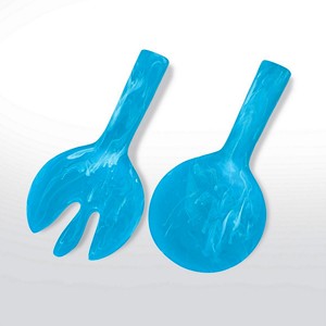 Juego de Servidores de Ensalada de Madera Natural con 2 Espátulas, Utensilios Hechos a Mano Sostenibles, Aptos para Congelador - Product Image 2