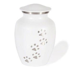 Urna Funeraria de Aluminio con Acabado de Mármol Negro - Urna Conmemorativa para Cenizas Humanas Adultas de 10 Pulgadas - Product Image 3