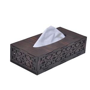 Boîte à mouchoirs en bois faite à la main de qualité supérieure organisateur de stockage de serviettes écologique distributeur décoratif moderne pour voitures et maisons - Product Image 2