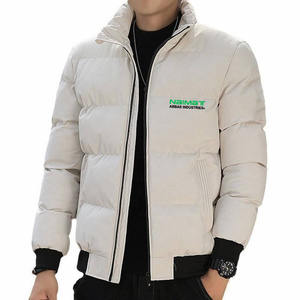 High Street hommes de haute qualité hiver chaud personnaliser élégant Logo chauffage imperméable Zip bouffant respirant veste d'hiver pour hommes - Product Image 6