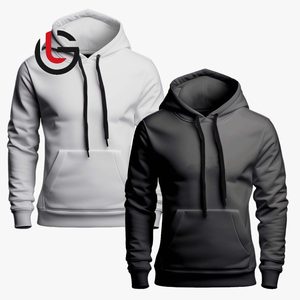 Sudadera con Capucha Gruesa de Algodón 100% Ecológico de Secado Rápido para Hombre, Cálida para Invierno, Sin Forro, Cómoda, Elegante y Personalizable - Product Image 1