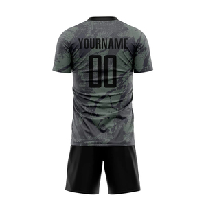 Vêtements de sport, maillot de football de haute qualité, 100% polyester, manches courtes, col rond, uniforme de football en vente - Product Image 2