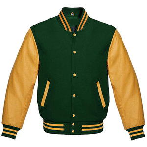 Men's New Design Fashion Loose Varsity <b>Jackets</b> Chenille Patches Letterman College Bomber Baseball Hooded Fabric Embroidery Wool - Product Image 6