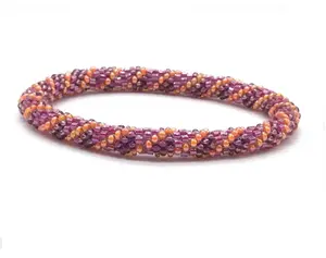 Top Wholesale Handmade Fashion Roll Bands: Czech Crochet Glass Bead Bracelets Made In Nepal At a Fair Market Price.