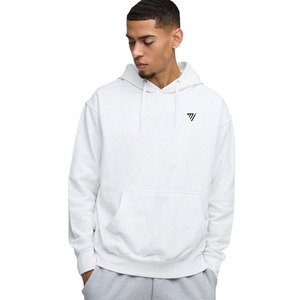 Sudadera con capucha de alta calidad al por mayor 400 Gsm sudaderas gruesas de lana para Hombre Sudaderas con capucha de calle lisas personalizadas - Product Image 1