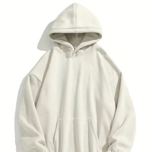 Pull à capuche polaire d'hiver de qualité supérieure pour hommes, nouveau design de style avec motif imprimé, bases légères en coton mélangé - Product Image 1