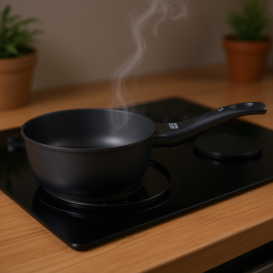 Cacerola Antiadherente de Aluminio VIRTUS Anthracite CS479182910001 de 18 cm con 1 Asa para Televisores - Product Image 3