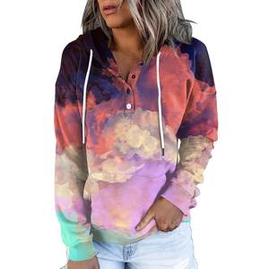 Conjunto de sudaderas con capucha de alta calidad para mujer, sudaderas con capucha bordadas personalizadas para mujer, Sudadera con capucha de talla estadounidense para mujer - Product Image 5