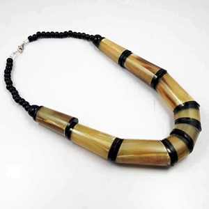 Collar de cuerno de búfalo natural Producto indio hecho a mano Collar de cuerno de Búfalo en pieza - Product Image 6
