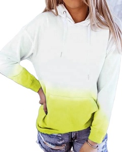 Sweats à capuche pour hommes personnalisés 100% coton éponge française dégradé de couleur Sweats à capuche pour hommes Pigment Dye Heavy Pullover tie Dye - Product Image 3