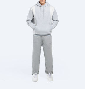 OEM Custom 100% Cotton Autumn Knitted 400g Eco-Friendly Pullover <b>Hoodie</b> with Custom Logo for <b>Men</b> Plus Size - Product Image 3