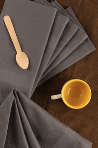 100% ensemble de serviettes en satin de coton à séchage rapide serviette en lin solide blanc tissé pour la maison hôtels restaurants utilisation durable de la cuisine - Product Image 4