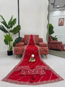 High Quality Organic Fabric Blouse Premium Designer Chinon <b>Silk</b> Saree <b>Thread</b> Sequin Work Bulk Wholesale Traditional Unstitched - Product Image 3