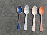 Ensemble de couverts et ustensiles de cuisine haut de gamme en acier inoxydable poli miroir, 4 pièces, de qualité alimentaire et durables, pour les fêtes