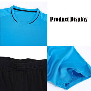 Conjunto de Uniforme de Práctica de Fútbol, Secado Rápido, Jersey y Pantalones Cortos de Poliéster, Kit de Entrenamiento de Equipo, Logotipo Personalizado, Fabricante OEM ODM, Suministro al por Mayor - Product Image 2